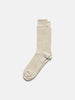 ROTOTO R1110 Cotton Waffle Crew Socks Raw White, Socks
