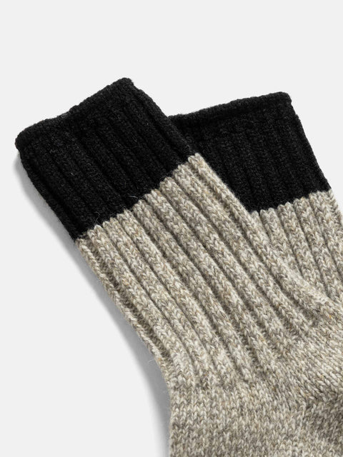 ROTOTO R1536 Merino Wool Ragg Socks Black, Socks