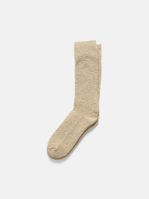 ROTOTO R1636 Merino Boucle Socks Ecru, Socks