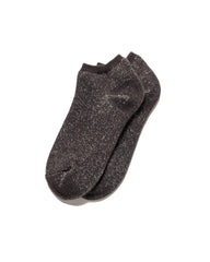 ROTOTO Washi Pile Short Socks Charcoal, Accessories