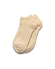 ROTOTO Washi Pile Short Socks Ivory, Accessories