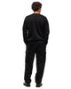 Sophnet. Compact Double Knit Crewneck Top Black, Sweaters