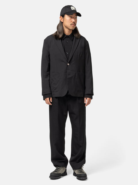 SOPHNET-High-Twist-Poplin-Jacket-Black-2