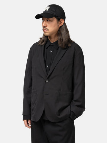 SOPHNET-High-Twist-Poplin-Jacket-Black-4