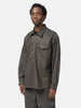 SOPHNET. Light Melton Wool Half-Zip Shirt Charcoal, Shirts