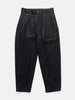 SOPHNET. Light Melton Wool Royal Navy Pants Black, Trousers
