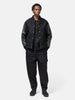 SOPHNET. Light Melton Wool Royal Navy Pants Black, Trousers