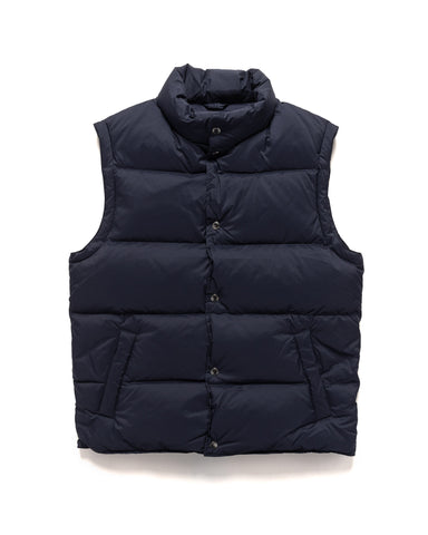 Sophnet. Shadow Rip Stop Down Vest Navy, Outerwear