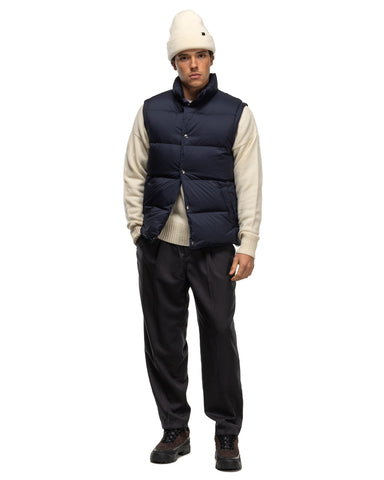 Sophnet. Shadow Rip Stop Down Vest Navy, Outerwear