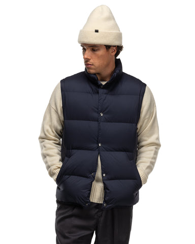 Sophnet. Shadow Rip Stop Down Vest Navy, Outerwear