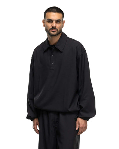 Sophnet. Stretch Woven Clothing Pullover Shirt Black, Sweaters