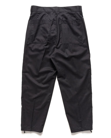 Sophnet. Super 100's Wool 1Tuck Wide Tapered Pants Charcoal Gray, Bottoms