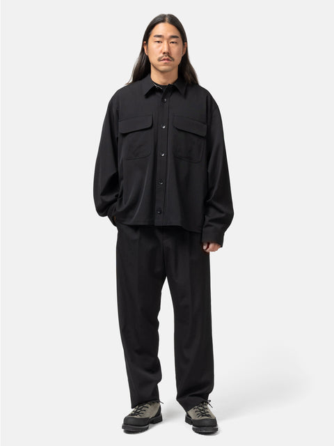 SOPHNET-Washer-Wool-CPO-Shirt-Black-2