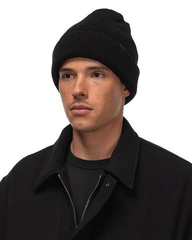 Sophnet. Wool Cashmere Knit Cap Black, Accessories