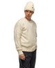 Sophnet. Wool Cashmere Oversized Crewneck Knit Off White, Sweaters