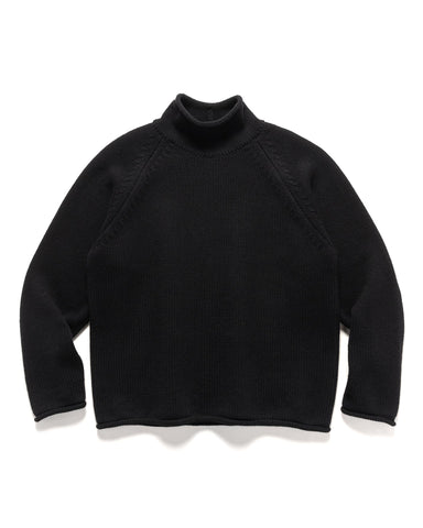 Sophnet. Wool Cashmere Rollneck Knit Black, Knits