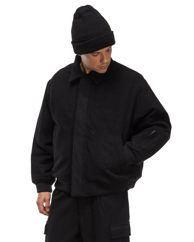 Sophnet. Wool Mosser Short Jacket Black, Outerwear