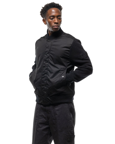 Stone Island Ghost Piece Performance Twill Wool-TC Hybrid Jacket Black, Outerwear