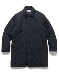 Stone Island Polyester Micro Twill Primaloft® Insulated Car Coat Black, Outerwear