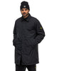 Stone Island Polyester Micro Twill Primaloft® Insulated Car Coat Black, Outerwear