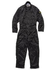 Stone Island Resin Coated Heavy Nylon Jump Suit Lead Grey, Outerwear