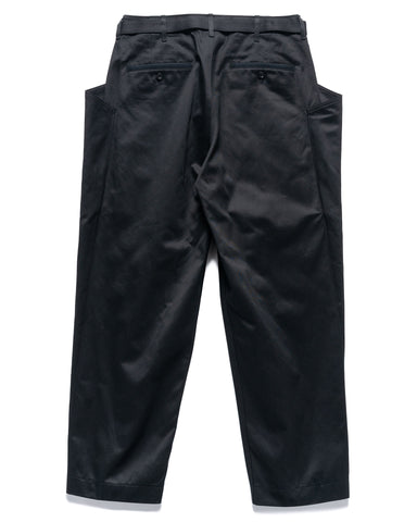 Sacai Cotton Chino Pants Black, Bottoms