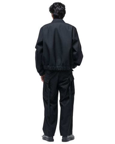 Sacai Cotton Twill Pants Black, Bottoms