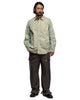 sacai Garment Dye Rip Stop x Nylon Twill Shirt Light Green, Shirts