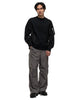 Sacai Sponge Sweat x Nylon Twill Pullover Black, Sweaters