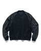 Sacai Sponge Sweat Panelled Pullover Black, Sweaters