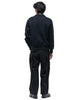 Sacai Sponge Sweat Polo LS Shirt Black, Sweaters