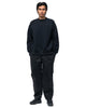 Sacai Sponge Sweat Pullover Crew Black, Sweaters