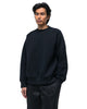 Sacai Sponge Sweat Pullover Crew Black, Sweaters