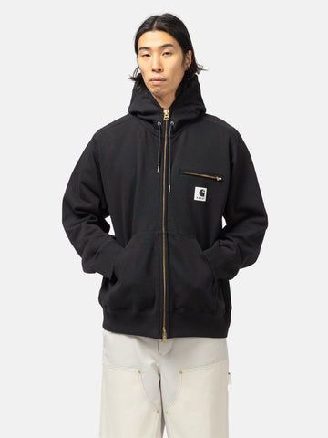 sacai x Carhartt WIP Cotton Jersey Hoodie Black, Sweatshirts