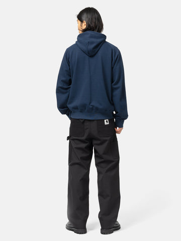 sacai x Carhartt WIP Cotton Jersey Hoodie Blue, Sweatshirts