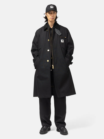 sacai x Carhartt WIP Duck Coat Black, Coats