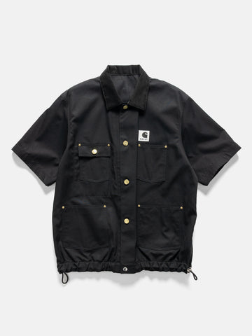 sacai x Carhartt WIP Duck Shirt Black, Shirts
