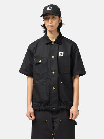sacai x Carhartt WIP Duck Shirt Black, Shirts