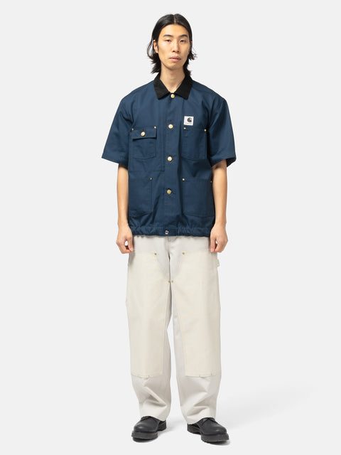 sacai x Carhartt WIP Duck Shirt Blue, Shirts