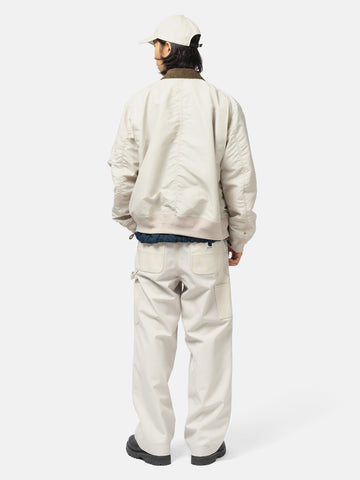 sacai x Carhartt WIP Nylon Twill x Duck Blouson Ivory, Jackets