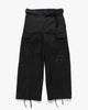 sacai x WTAPS Cotton Back Satin Pants Black, Bottoms