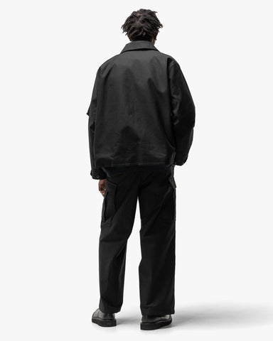 sacai x WTAPS Cotton Back Satin Pants Black, Bottoms