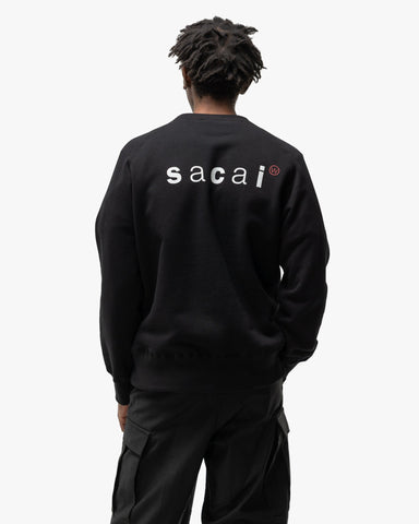 sacai x WTAPS Print Pullover Black, Sweaters