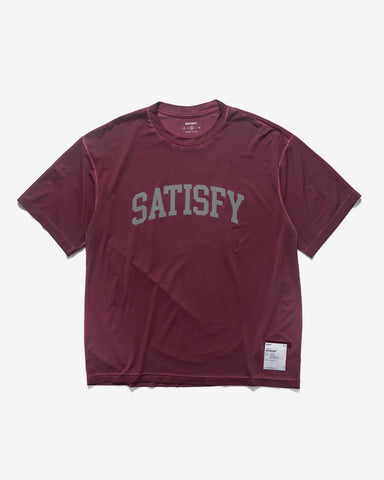 Satisfy AuraLite T-Shirt Pigment Burgundy, T-Shirts