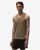 Satisfy AuraLite Tech Singlet Army Green, T-Shirts