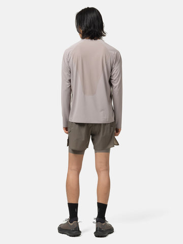 Satisfy AuraLite UV Long Tee Moon Rock, T-Shirts