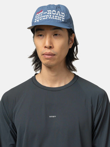 Satisfy FliteSilk 5 Panel Pinch Cap Vintage Indigo, Caps