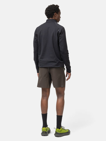 Satisfy FuzzFleece Half-Zip Black, Fleece