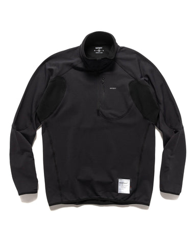 Satisfy Ghostfleece Half-Zip Black, Sweaters