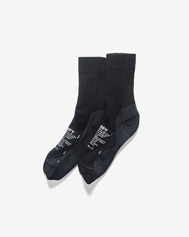 Satisfy Merino Nylon Tube Socks Black, Accessories